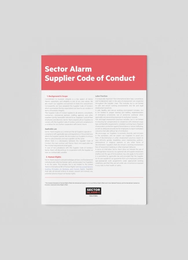 Supplier Code of Conduct