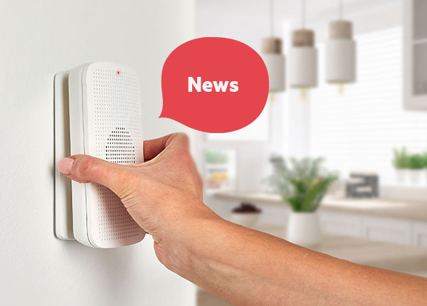 The unique Sector Alarm portable two-way voice unit